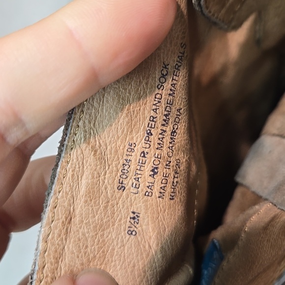 Sofft Women Sharnell  Aqua Leather Lace Up Back Moto Boots Shoes Sz 8.5 - Picture 8 of 15